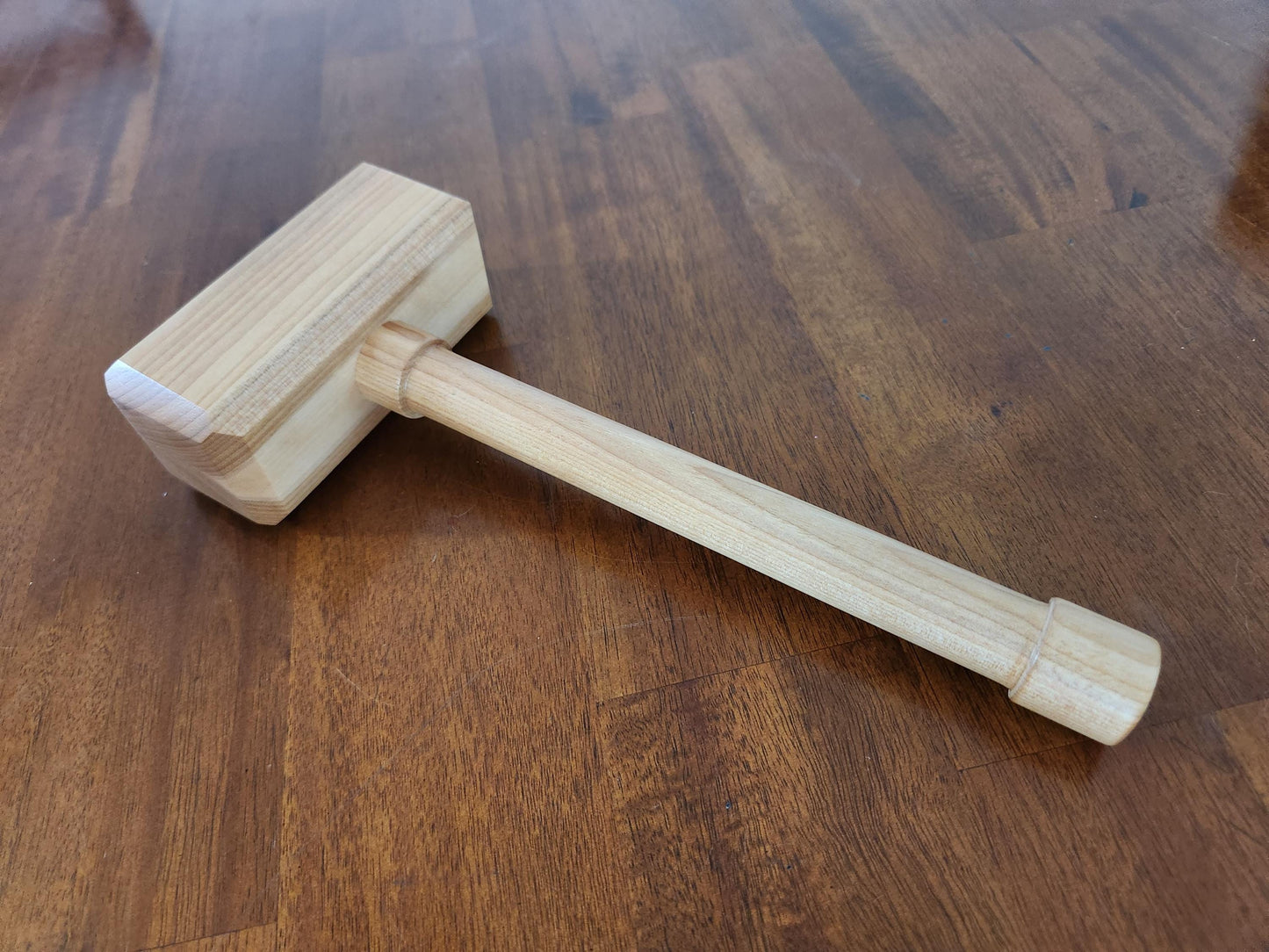 Hardwood Gavel with Sounding Block - Solid Birch - Hand Made