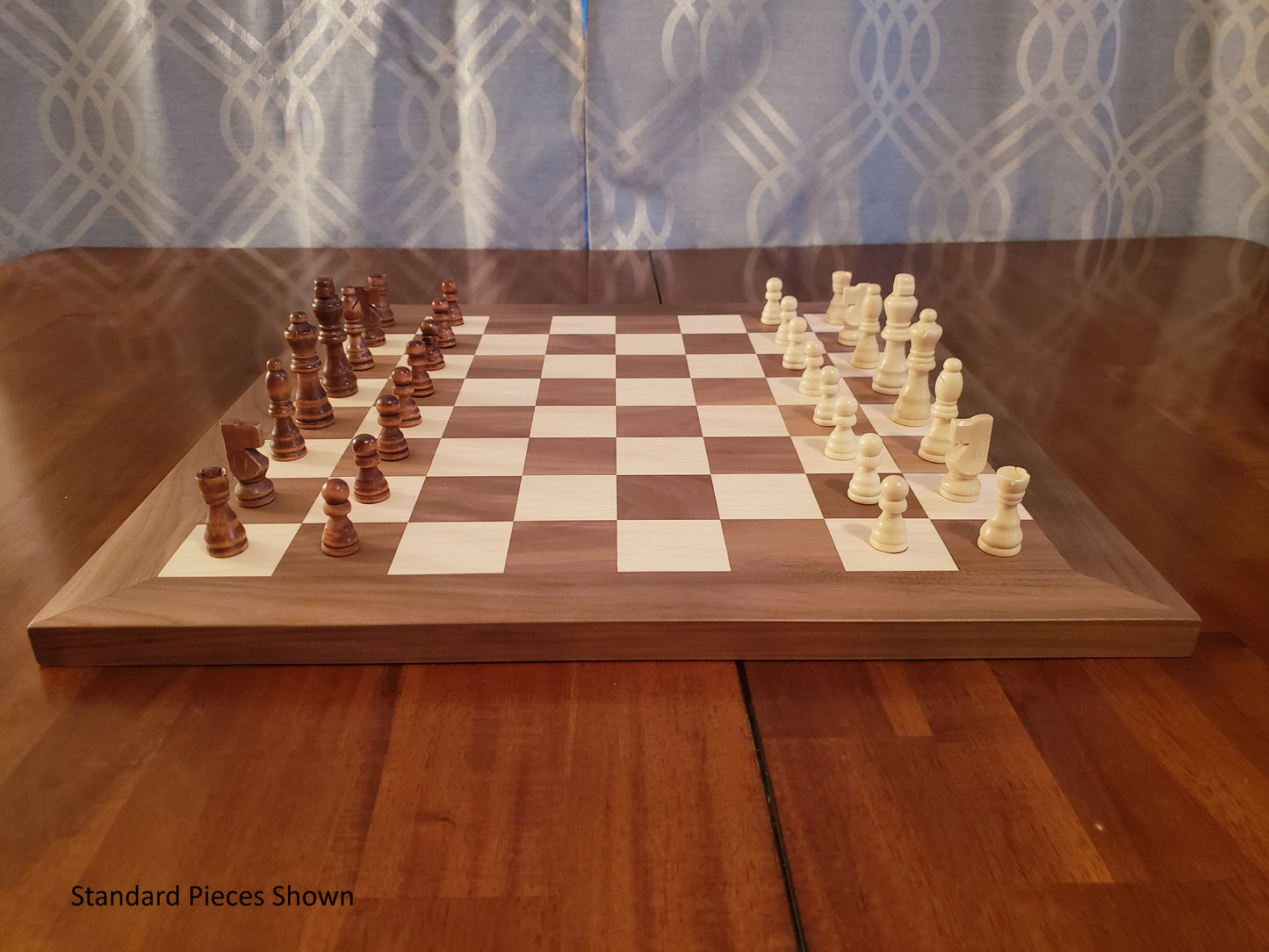 Wood Chess Set - Walnut and Maple - Large
