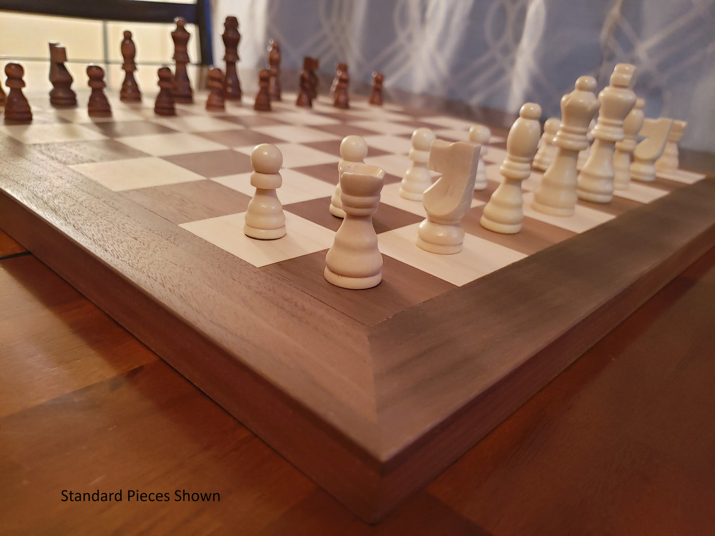 Wood Chess Set - Walnut and Maple - Large
