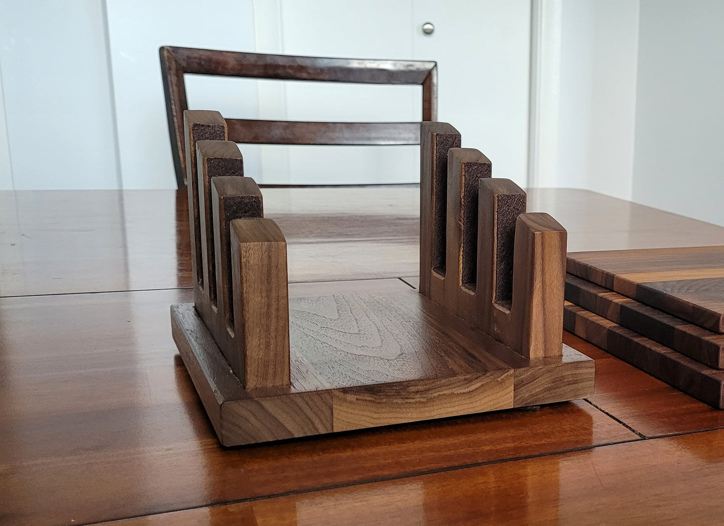 Cutting Board Stand - Walnut - Hand Made
