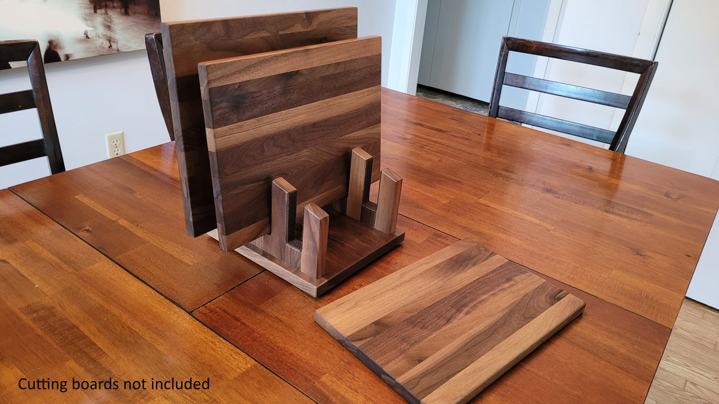 Cutting Board Stand - Walnut - Hand Made