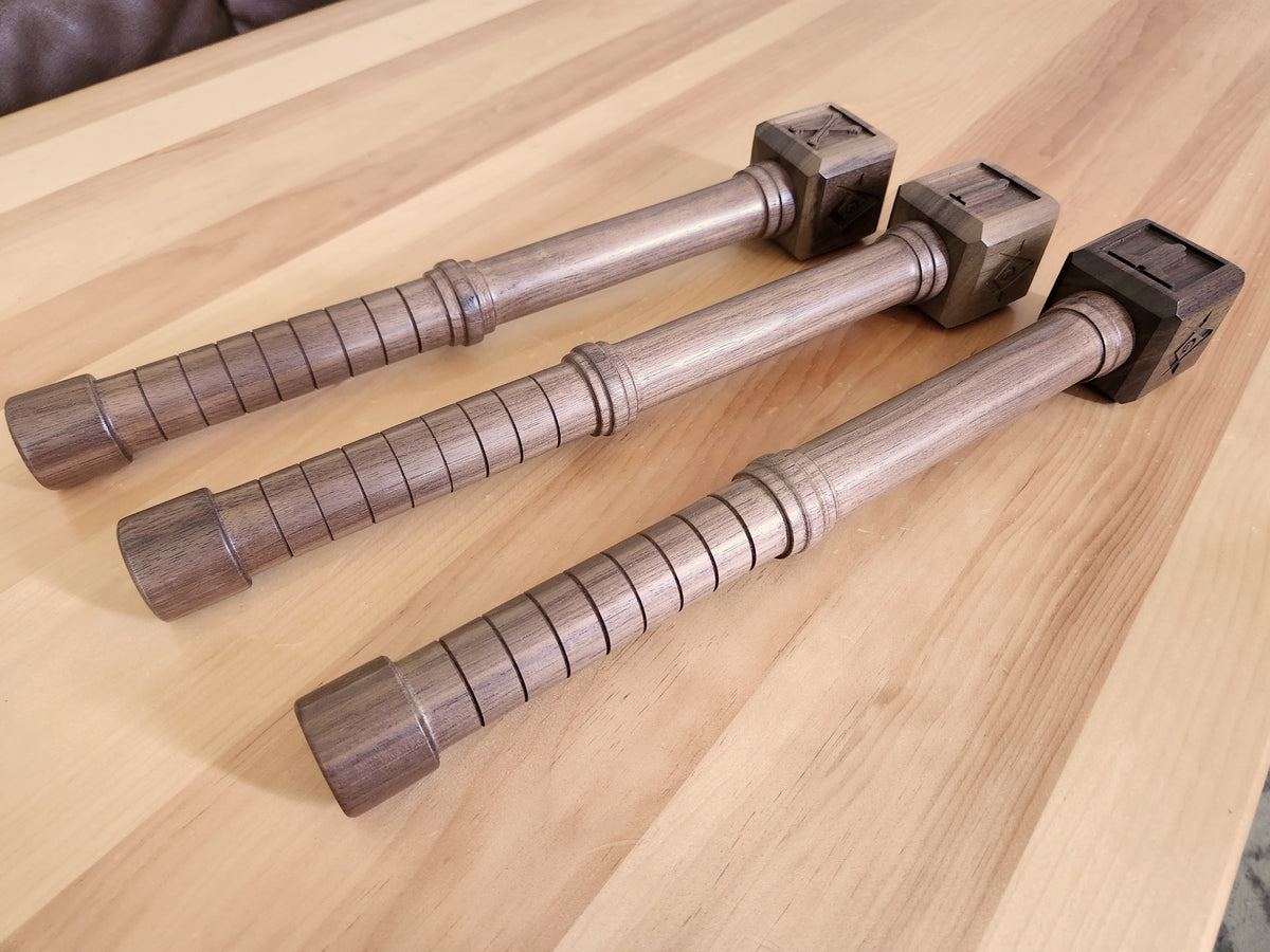 Masonic Lodge Baton Set - 3 Batons – Tony Ferguson Woodworks