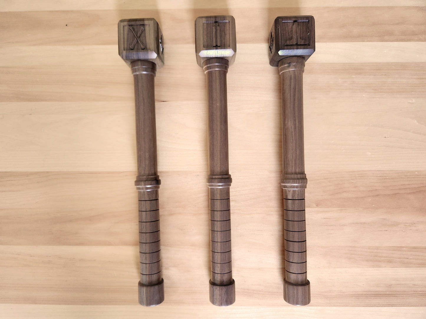 Masonic Lodge Baton Set - 3 Batons