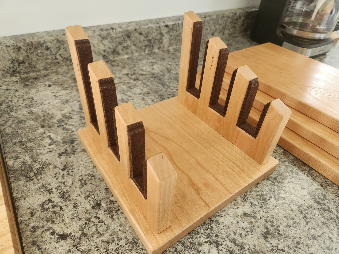 Cutting Board Stand - Cherry Wood - Hand Made