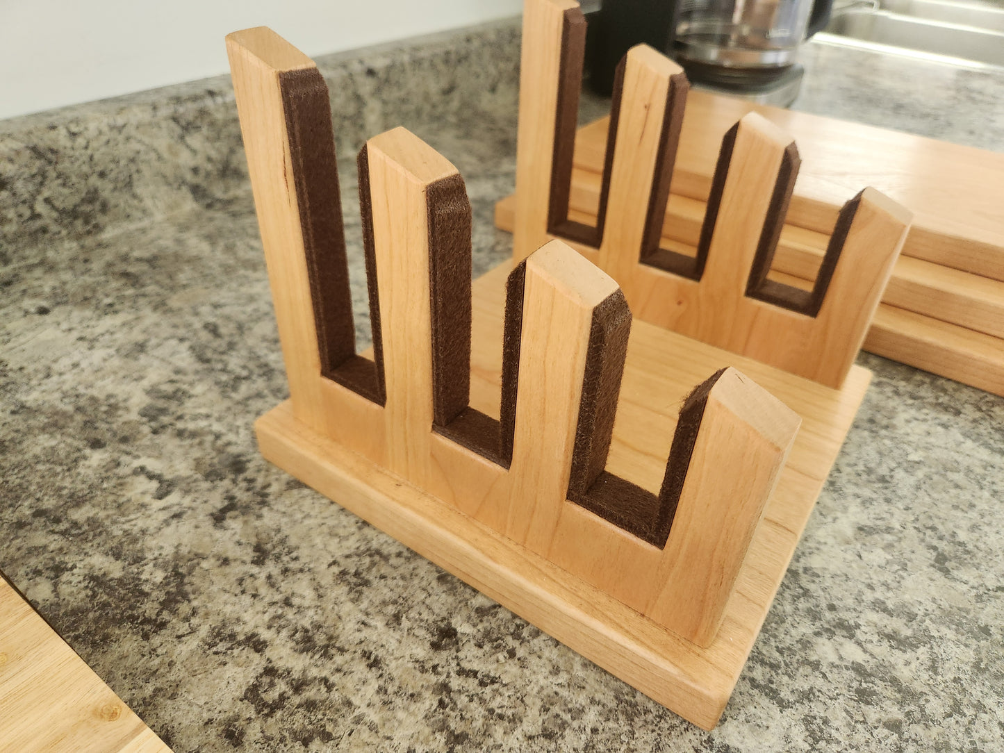 Cutting Board Stand - Cherry Wood - Hand Made