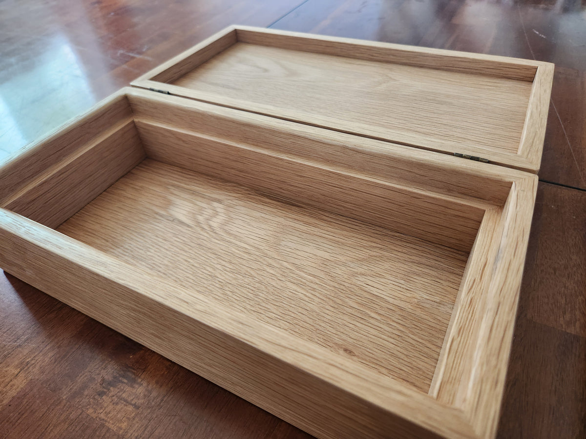 Keepsake and Jewelry Box - Solid White Oak - Hand Made