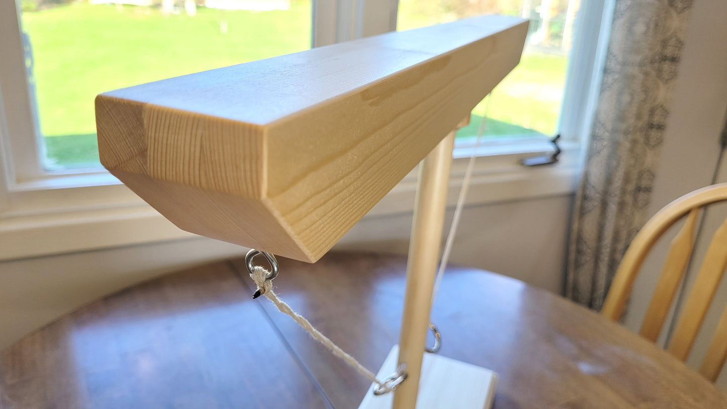 Hook and Ring Toss Game - Solid Wood - Hand Made